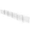 vidaXL Gabionkurv galvanisert st&aring;l 300x30x50 cm