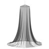 vidaXL Myggnett for seng 156 mesh Svart ⌀56 x 220 cm Polyester