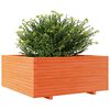 vidaXL Plantekasse voksbrun 110x110x49,5 cm heltre furu