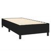 vidaXL Boxspring-sengeramme svart 90x190 cm Single stoff