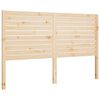 vidaXL Sengegavl 156x4x100 cm heltre furu