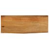 vidaXL Bordplate 80x40x2,5 cm naturlig kant heltre mango