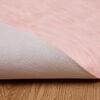 vidaXL Faux Skinnmatte Tafalla Rosa &Oslash; 160 cm Polyester