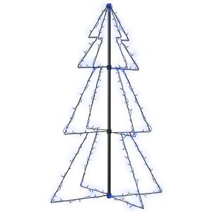 vidaXL Juletrekjegle 160 LED innend&oslash;rs og utend&oslash;rs 78x120 cm