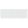 vidaXL Blondegardin med gardiner Blomster Hvit 160 x 750 cm Polyester