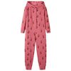 vidaXL Heldress med hette for barn gammel rosa 92