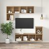 vidaXL TV-benksett Artisan Eik 37 x 37 x 107 cm Konstruert tre