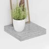 vidaXL Flytende vegghylle betonggr&aring; 23x23,5x3,8 cm MDF