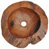 vidaXL Servant heltre teak 45 cm