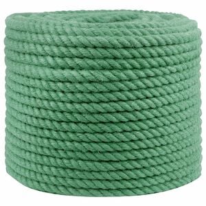 vidaXL Jute tau 10 mm Gr&oslash;nn 100% Tossa jute