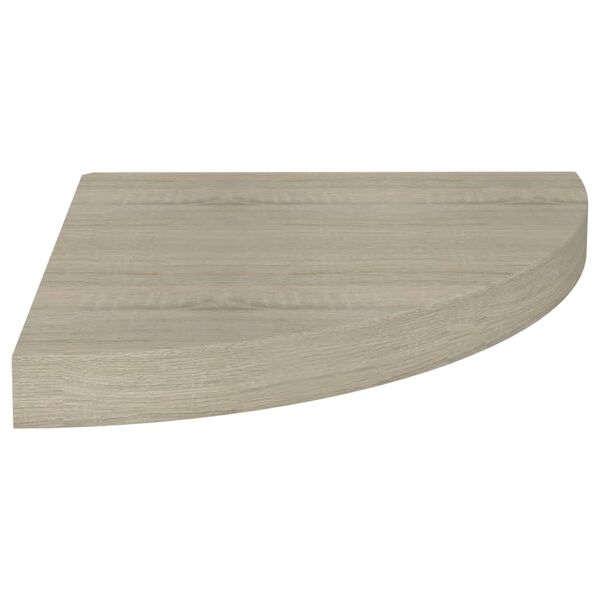 vidaXL Flytende vegghyller 2 stk eik 35x35x3,8 cm MDF