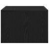 vidaXL Kaffebord Svart Eik 50 x 50 x 35 cm Konstruert tre