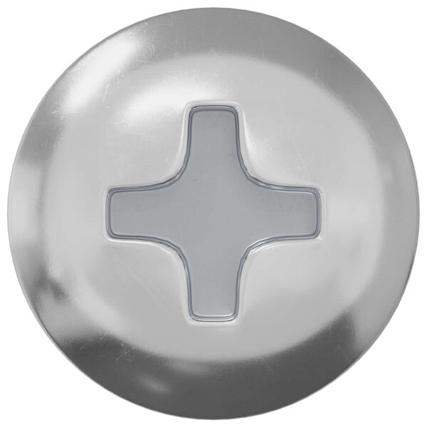 vidaXL Trefester 2 pcs s&oslash;lv M4 x 20 mm St&aring;l