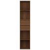 vidaXL Bokhylle brun eik 36x30x171 cm konstruert tre