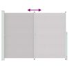 vidaXL Uttrekkbar sidemarkise 220x300 cm gr&aring;