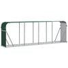 vidaXL Vedstativ gr&oslash;nn 300x45x100 cm galvanisert st&aring;l