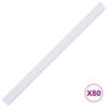 vidaXL Hageskjerm 4 stk PVC 35x0,19 m brun