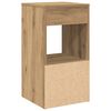 vidaXL Nattbord med skuff 2 stk artisan eik 35x34x66,5 cm