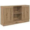 vidaXL Skjenk artisan eik 120x30,5x70 cm konstruert tre