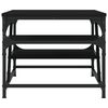 vidaXL Salongbord svart 100x49x40 cm konstruert tre