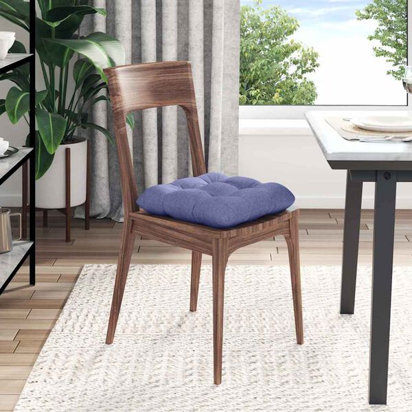 vidaXL Seteputer 4 pcs Jeans blå 45 x 45 x 12 cm stoff