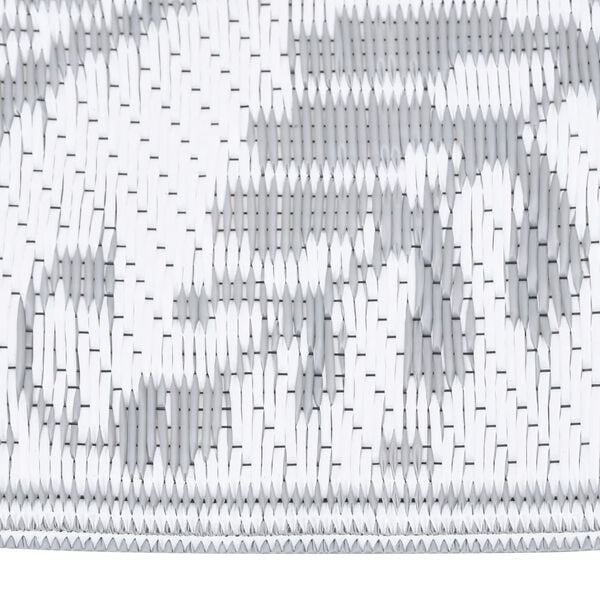 vidaXL Utedekken ARAKIL Lys grå 140x200 cm PP