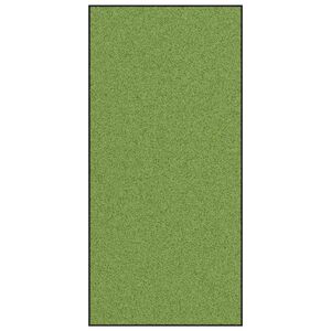vidaXL D&oslash;rmatte Gr&oslash;nn og svart 120 x 250 cm 100% Polyamid