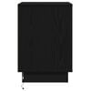 vidaXL Nattbordskap Svart Eik 39 x 34,5 x 50 cm Konstruert tre