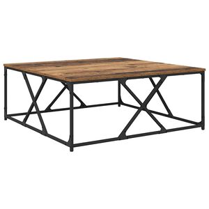 vidaXL Kaffebord Gamle tre 100 x 100 x 40 cm Konstruert tre