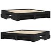 vidaXL Sengeramme uten madrass svart 180x200 cm konstruert tre