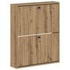vidaXL Vegghengt skoskap ALKMAAR 71 x 17 x 86 cm Konstruert tre