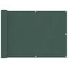vidaXL Balkong Skjerm 75 x 200 cm PU-belagt oxford alu Rektangul&aelig;r