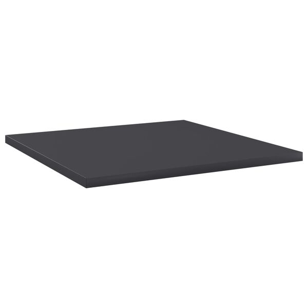 vidaXL Hylleplater 8 stk grå 40x40x1,5 cm konstruert tre