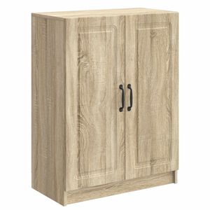 vidaXL Serviesskap Sonoma eik 66 x 34,5 x 87 cm Konstruert tre