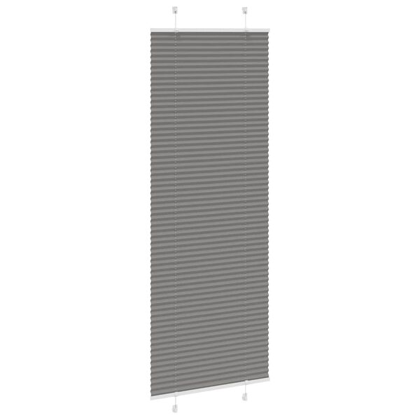 vidaXL pliss&eacute;gardin antrasitt 80x200 cm Stoff Bredde 79,4 cm Polyester