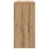 vidaXL Skrivebord artisan eik 102,5x35x75 cm konstruert tre