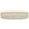 vidaXL Pallepute for sete Krem 60 x 60 x 12 cm Oxford-stoff