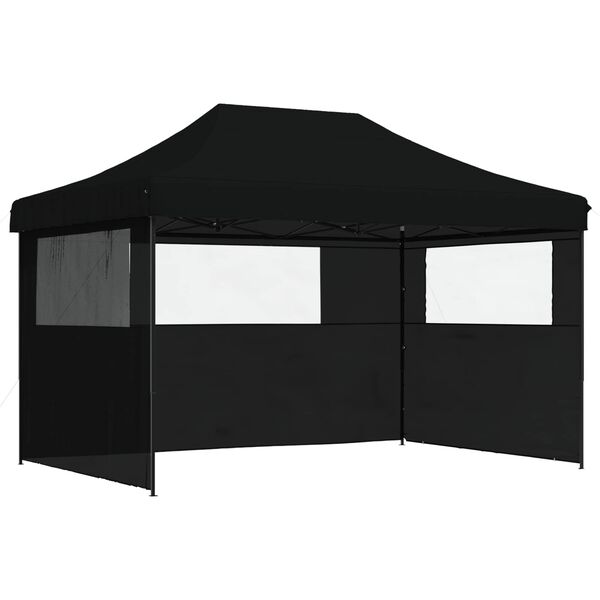 vidaXL Partytelt Svart 279 x 410 x 315 cm Oxford Stoff
