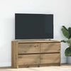 vidaXL TV-benk artisan eik 100x35x54 cm konstruert tre