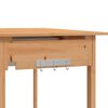 vidaXL Pottebord med skap 147,5x44x139,5 cm heltre gran