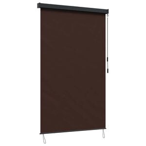 vidaXL Rullegardin Brun 80 x 250 cm Stoff og Aluminium
