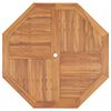 vidaXL Utendørs spisebord 110x110x75 cm heltre teak