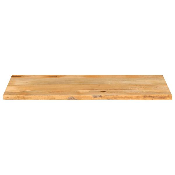 vidaXL Bordplate 140x60x3,8 cm naturlig kant heltre mango