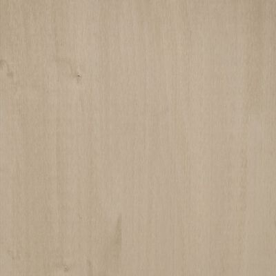 vidaXL Skrivebord HAMAR honningbrun 110x40x75 cm heltre furu