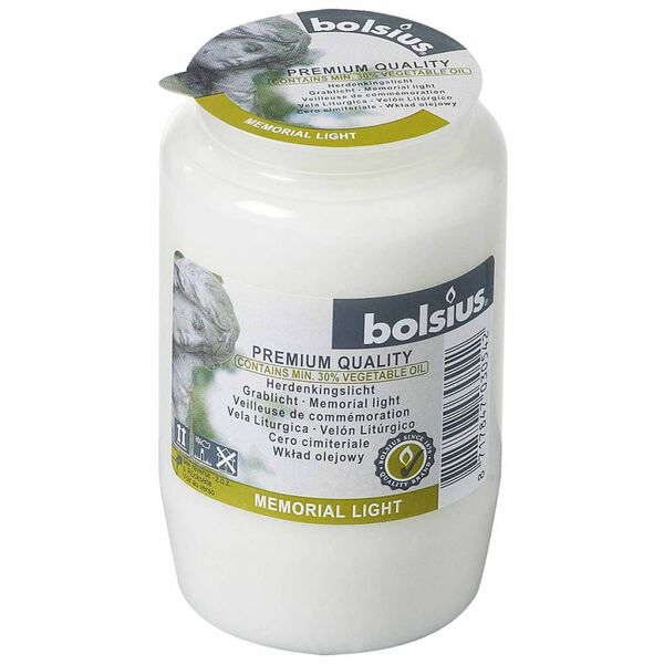 Bolsius Minneslys Compo No 3 20 stk gjennomsiktig