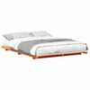 vidaXL Sengestamme Vokset Brun 150 x 200 cm Massiv furu