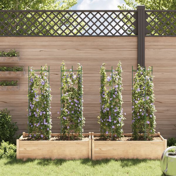 vidaXL Tomatbur 2 stk 116 cm stål og PP