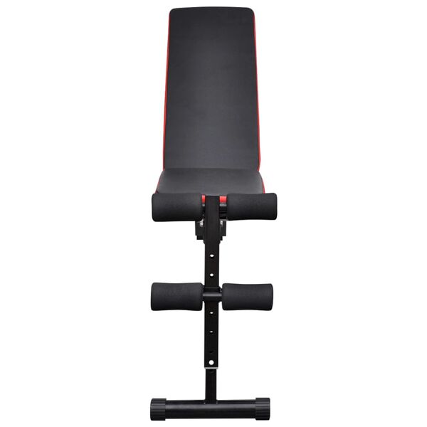 vidaXL Justerbar situp-benk multiinnstilling