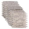 vidaXL Mosaic Fliser Krem 30 x 30 cm Marmor
