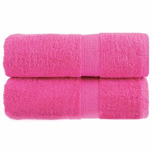 vidaXL Premium vaskeh&aring;ndkl&aelig;r SOLUND 2 stk rosa 30x30 cm 600 gsm